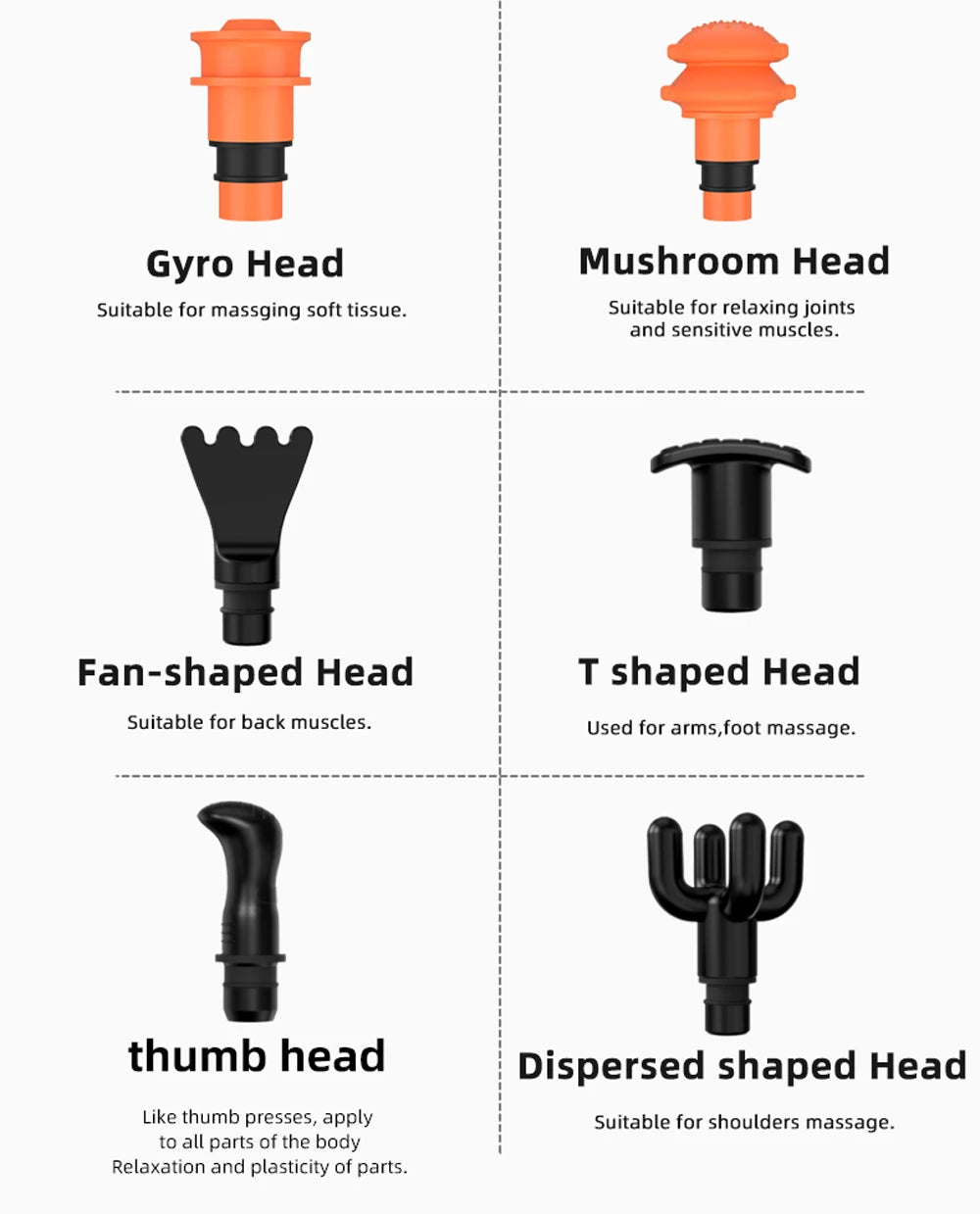 Professional Massage Guns12 Heads Smart Massage Gun For Body Neck Back Electric Handheld Fascia Gun Muscle Relaxation Massager