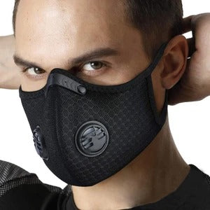 Black Adult Face-mask Training Fitness Bicycle Mask for Men Sport Accessories